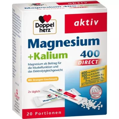 DOPPELHERZ Magnis+kalis DIRECT paketėliai, 20 vnt