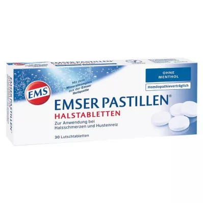 Emser pastilės be mentolio, 30 vnt Emser pastilės be mentolio, 30 vnt