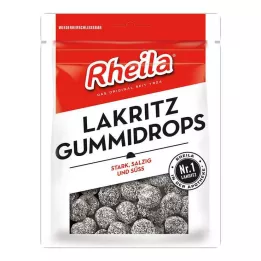 RHEILA Saldymedžio gumos lašai su cukrumi, 90 g