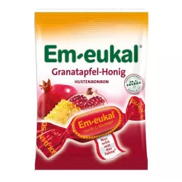 EM-EUKAL Granatų medaus saldainiai su cukrumi, 75 g