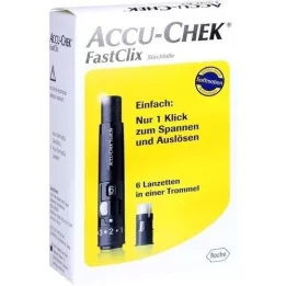 ACCU-CHEK FastClix II modelio lansavimo prietaisas, 1 vnt