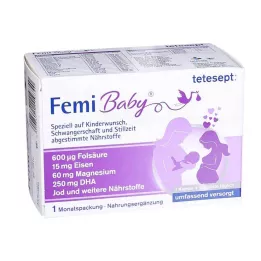 TETESEPT Femi Baby plėvele dengtos tabletės + minkštosios kapsulės, 2X30 vnt