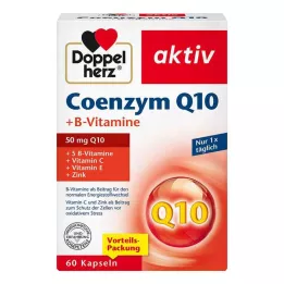 DOPPELHERZ Kofermentas Q10+B vitaminų kapsulės, 60 vnt