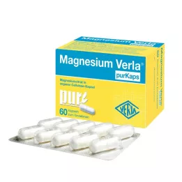 MAGNESIUM VERLA purKaps veganiškos geriamosios kapsulės, 60 kapsulių