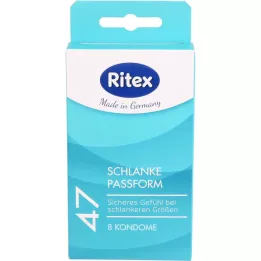 RITEX 47 prezervatyvai, 8 vnt