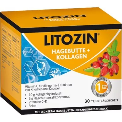 LITOZIN Buteliukas su rožėmis ir kolagenu, 30X25 ml