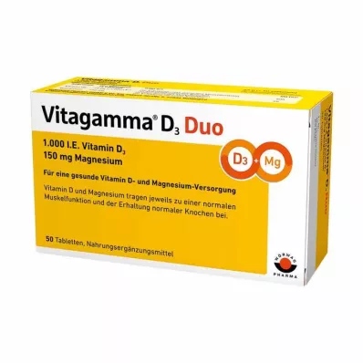 Vitagamma D3 Duo tabletės, 50 vnt