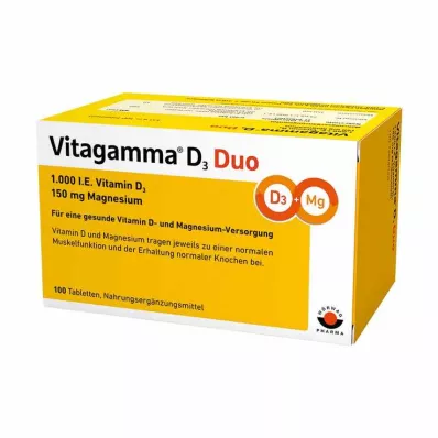 Vitagamma D3 Duo tabletės, 100 vnt Vitagamma D3 Duo tabletės, 100 vnt