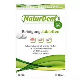 NaturDent® valymo tabletės protezams, 48 vnt