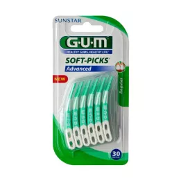 GUM Soft-Picks Advanced regular, 30 vnt