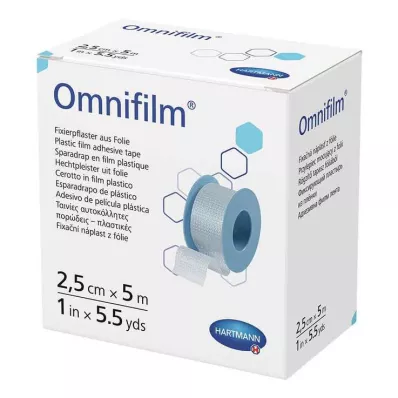 Omnifilm tvirtinimo tinko plėvelė 2,5 cmx5 m, 1 vnt Omnifilm tvirtinimo tinko plėvelė 2,5 cmx5 m, 1 vnt