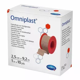 OMNIPLAST Fiksacinis gipsas 2,5 cmx9,2 m, 1 vnt