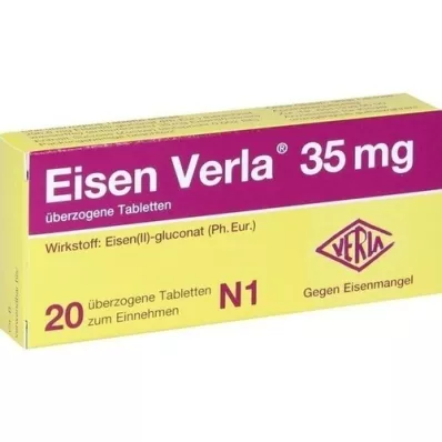 EISEN VERLA 35 mg dengtos tabletės, 20 vnt