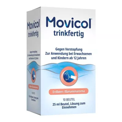 Movicol® paruoštas gerti 25 ml geriamojo tirpalo paketėlis, 10 vnt