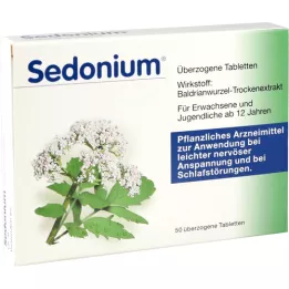 SEDONIUM dengtos tabletės, 50 vnt