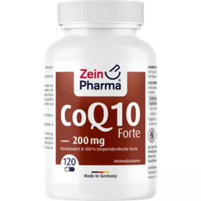 COENZYM Q10 FORTE 200 mg kapsulės, 120 kapsulių