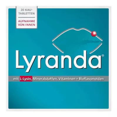Lyranda kramtomosios tabletės, 20 vnt