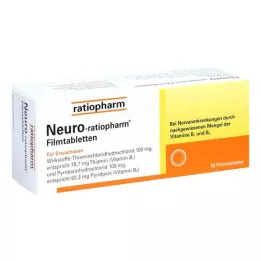 NEURO-RATIOPHARM Plėvele dengtos tabletės, 50 vnt