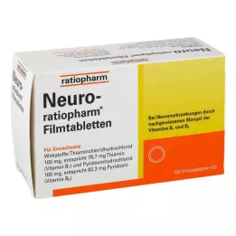 NEURO-RATIOPHARM Plėvele dengtos tabletės, 100 vnt