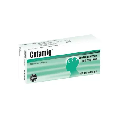 Cefamig tabletės, 100 vnt