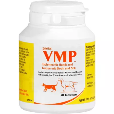 VMP Papildomo pašaro tabletės šunims ir katėms, 50 vnt