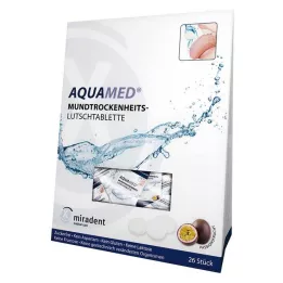 MIRADENT Aquamed sausos burnos pastilės, 60 g