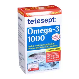 TETESEPT Omega-3 1000 kapsulių, 80 kapsulių
