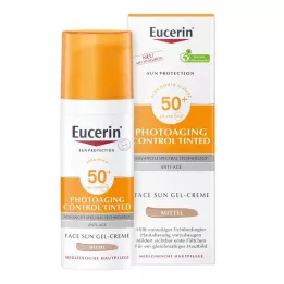EUCERIN Saulė CC Vidutinio atspalvio kremas LSF 50+, 50 ml