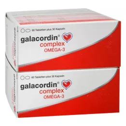 GALACORDIN complex Omega-3 tabletės, 120 kapsulių