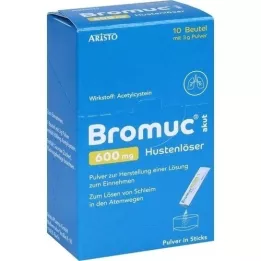 BROMUC ūminis 600 mg kosulį slopinantis vaistas, skirtas gerti, 10 vnt
