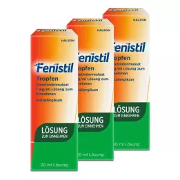 FENISTIL Lašai, 3X20 ml