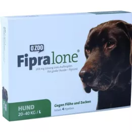 FIPRALONE 268 mg tirpalas dideliems šunims, 4 vnt