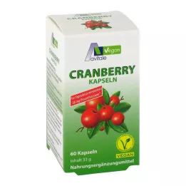 CRANBERRY VEGAN 400 mg kapsulės, 60 vnt