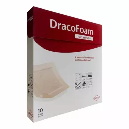 DRACOFOAM Lipnumui jautri putplasčio lazdelė žaizdoms 5x5 cm, 10 vnt