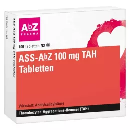 ASS AbZ 100 mg TAH Tabletės, 100 vnt