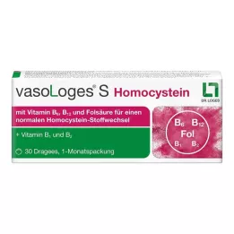 VASOLOGES S Homocisteino dengtos tabletės, 30 kapsulių