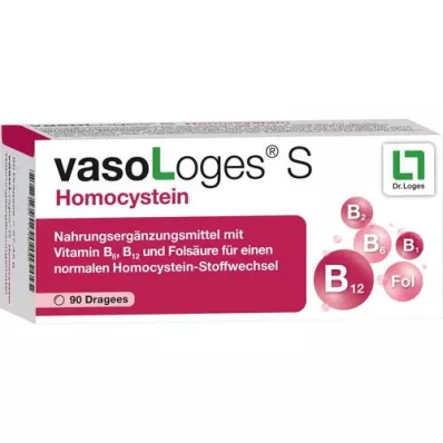 VASOLOGES S Homocisteino dengtos tabletės, 90 kapsulių