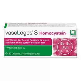 VASOLOGES S Homocisteino dengtos tabletės, 90 kapsulių