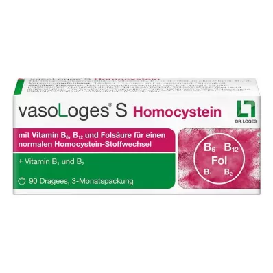 VASOLOGES S Homocisteino dengtos tabletės, 90 kapsulių
