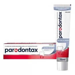 PARODONTAX Natūrali balta dantų pasta, 75 ml