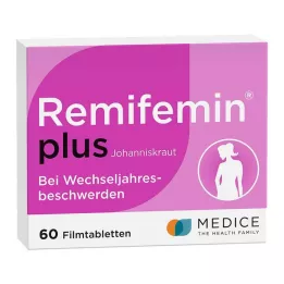 REMIFEMIN plius jonažolės plėvele dengtos tabletės, 60 kapsulių