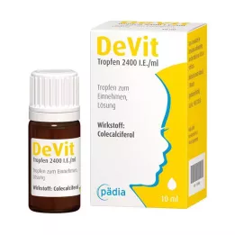 DEVIT Lašai 2400 I.U./ml Geriamieji lašai, 10 ml