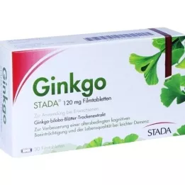 GINKGO STADA 120 mg plėvele dengtos tabletės, 30 vnt