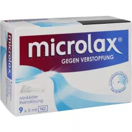 MICROLAX Rektalinio tirpalo klizmos, 9X5 ml