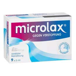 MICROLAX Rektalinio tirpalo klizmos, 9X5 ml