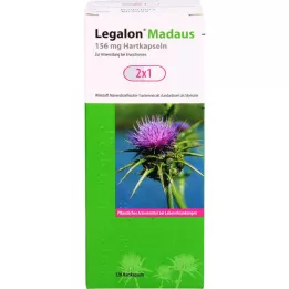 LEGALON Madaus 156 mg kietosios kapsulės, 120 vnt