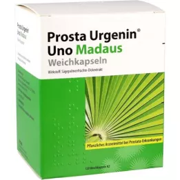 PROSTA URGENIN Uno Madaus minkštos kapsulės, 120 vnt