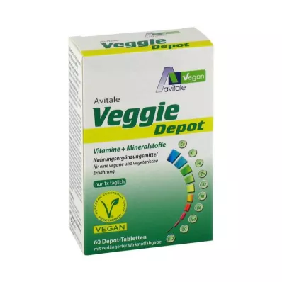 VEGGIE Depot Vitamins+Minerals tabletės, 60 kapsulių
