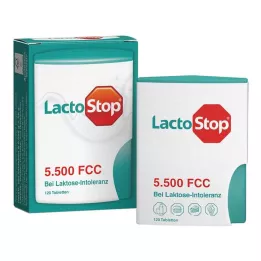 LACTOSTOP 5 500 FCC Tabletės, 120 vnt