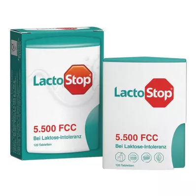 Lactostop 5 500 FCC tablečių paspaudimų dozatorius, 120 vnt Lactostop 5 500 FCC tablečių paspaudimų dozatorius, 120 vnt